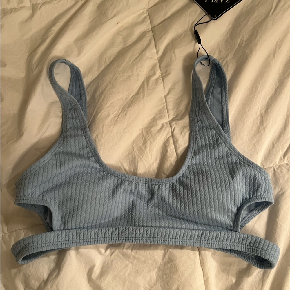 Light Blue Bathing Suit Top